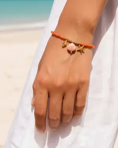 Fawn 18K Gold Non-Tarnish Shells and Star Beaded Bracelets