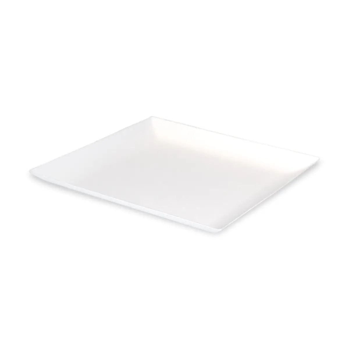 212 MAIN 210BCHIC160 Bio-sourced Square 6.3 in. Sugarcane Plate - White, Disposable Kitchen & Tableware, Square Plate