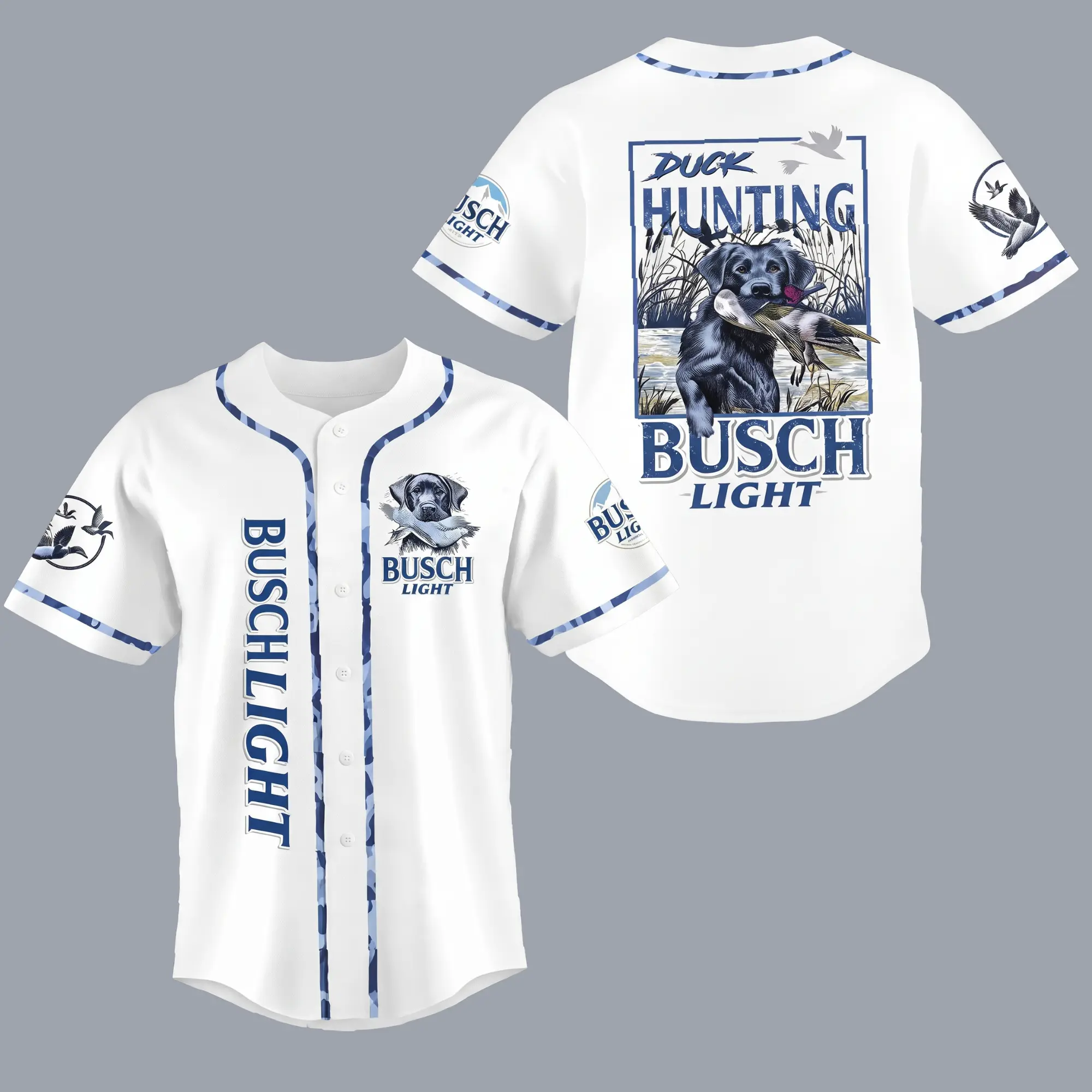Hunting Season Beer Jersey, Camo Baseball Jersey for Hunters, Funny Hunting Gift Shirt