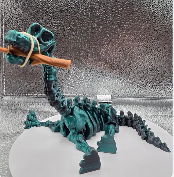 Skeleton Long Neck Dino 3D Print