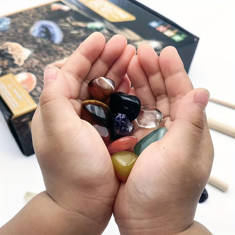 DIY Rock & Mineral Excavation Kit -, Perfect Gift for Archaeology Enthusiasts, Ideal for Halloween, Christmas & Thanksgiving, Jewelry Patterns，Beading&Jewelry Makin home decor