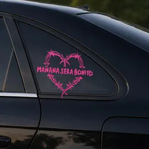 Mañana Será Bonito Car Sticker - Vibrant Decor for Any Vehicle - Durable Material - Long-Lasting Design - Available in Variety of Colors Car Truck Decal