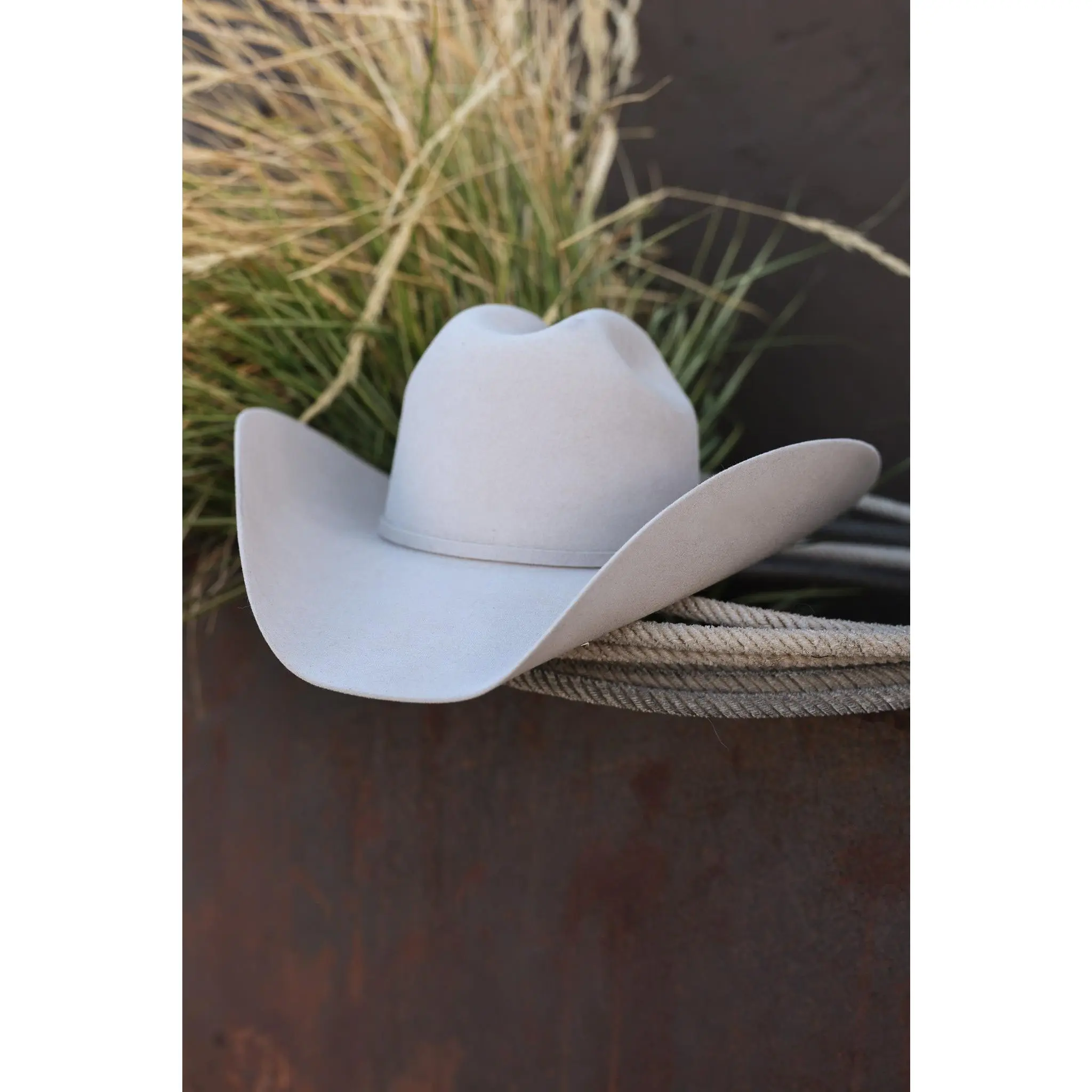 Serratelli 10X Waco Felt Cowboy Hat in Silverbelly
