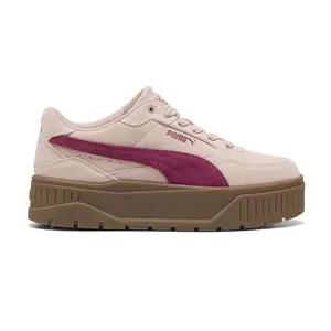 PUMA Womens Karmen Ii Idol Platform Lace Up Sneakers Shoes Casual - Pink