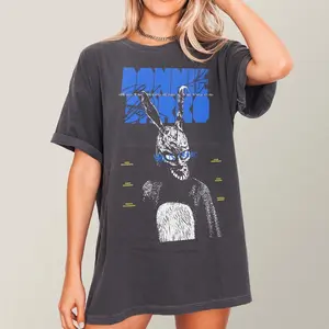 Vintage Donnie Movie T-Shirt: Retro Darko Sci-Fi Movie Streetwear MDF