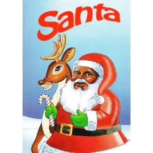 Personalized Santa Children's Book - Ethnic Version with Custom Name | Ages 2-8 Hardcover