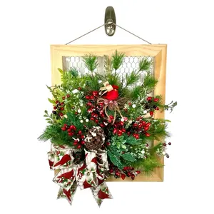 Cardinal Christmas Wreath