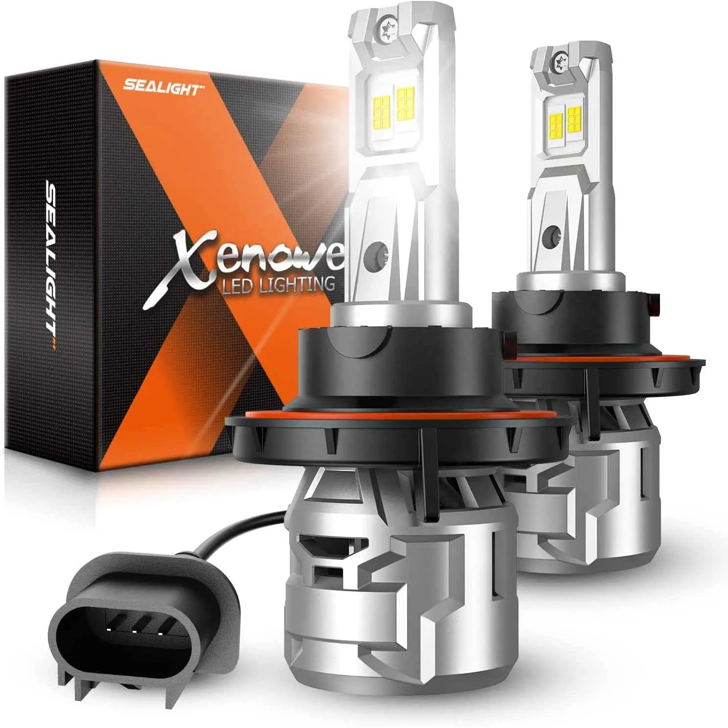 2007 GMC Yukon 9008/H13 80W 6500K White IP68 LED Headlight Bulbs 2PCS SEALIGHT X5