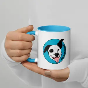 Roger Blue Magoo Logo Mug with Color Inside