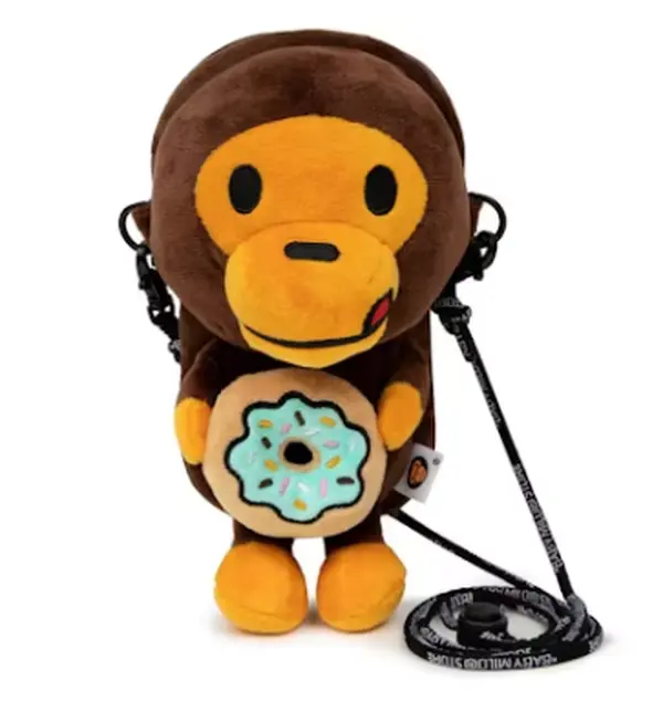 Bape Baby Milo Donut Mobile Bag Brown