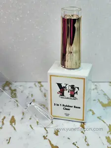 3 en 1 Rubber Base Clear, Strengthening & Flexible Nail Coat 3 en 1 Rubber Base Clear, Strengthening & Flexible Nail Coat