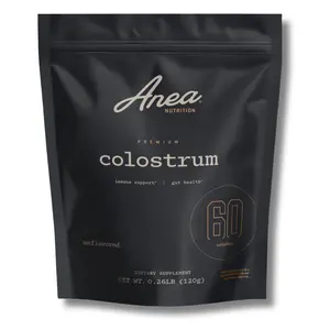 Anea Colostrum - Unflavored, Rich in Immunoglobulins & Lactoferrin, Supports Gut Health, Immunity & Recovery, Calf-First Promise, Made in USA, Made in GMP Facility