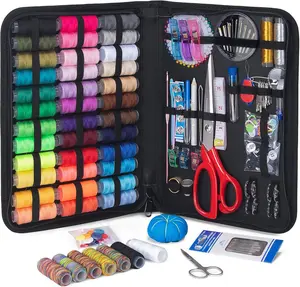 1Set Sewing Kit for Adults,Sewing Supplies Set - Complete Sew Kit of Needle and Thread for Beginners - Travel Emergency - Basic Home Hand Sewing Repair Kits summervibes