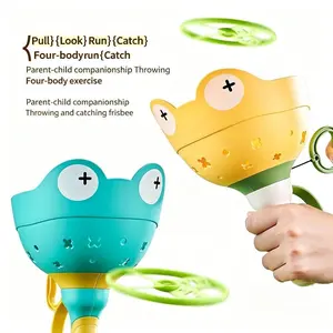 Interactive Toss & Catch Flying Disc | Outdoor Sports Training Toy for Hand-Eye Coordination & Active Family Fun