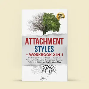 Joyce T Attachment Styles Workbook 2-in-1: Practical Tools to Transform Anxious Avoidant and Disorganized Behavior Patterns for Secure Lasting Relationships with Bonus Gifts Included