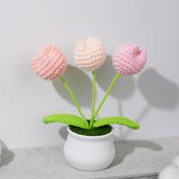 Woven tulip pink