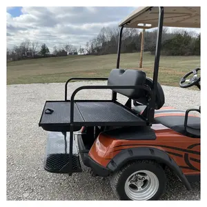 Golf Cart Rear Seat Kit w/ Roof Support For 1995-Up EZGO TXT Freedom T48 Valor