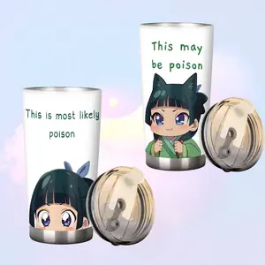 Apothecary Diaries Maomao Collection Stainless Steel Tumbler, Funny Cute Anime Tumbler, Gift For Apothecary Diarie Fan, MaomaoxJinshi, Poison Princess - ani10088 ani10072
