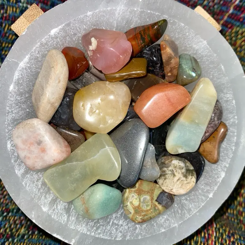 Tumbled crystals Tumbled crystals