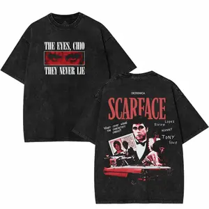 SCARFACE Movie Shirt, Film Lover Tee, Cinema T-shirt, Men Gift, Movie Buff Apparel, Film Festival Wear, Cinema Fan Top Clothes Gamis thanksgiving t shirts