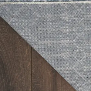 8' Blue Moroccan Runner Rug