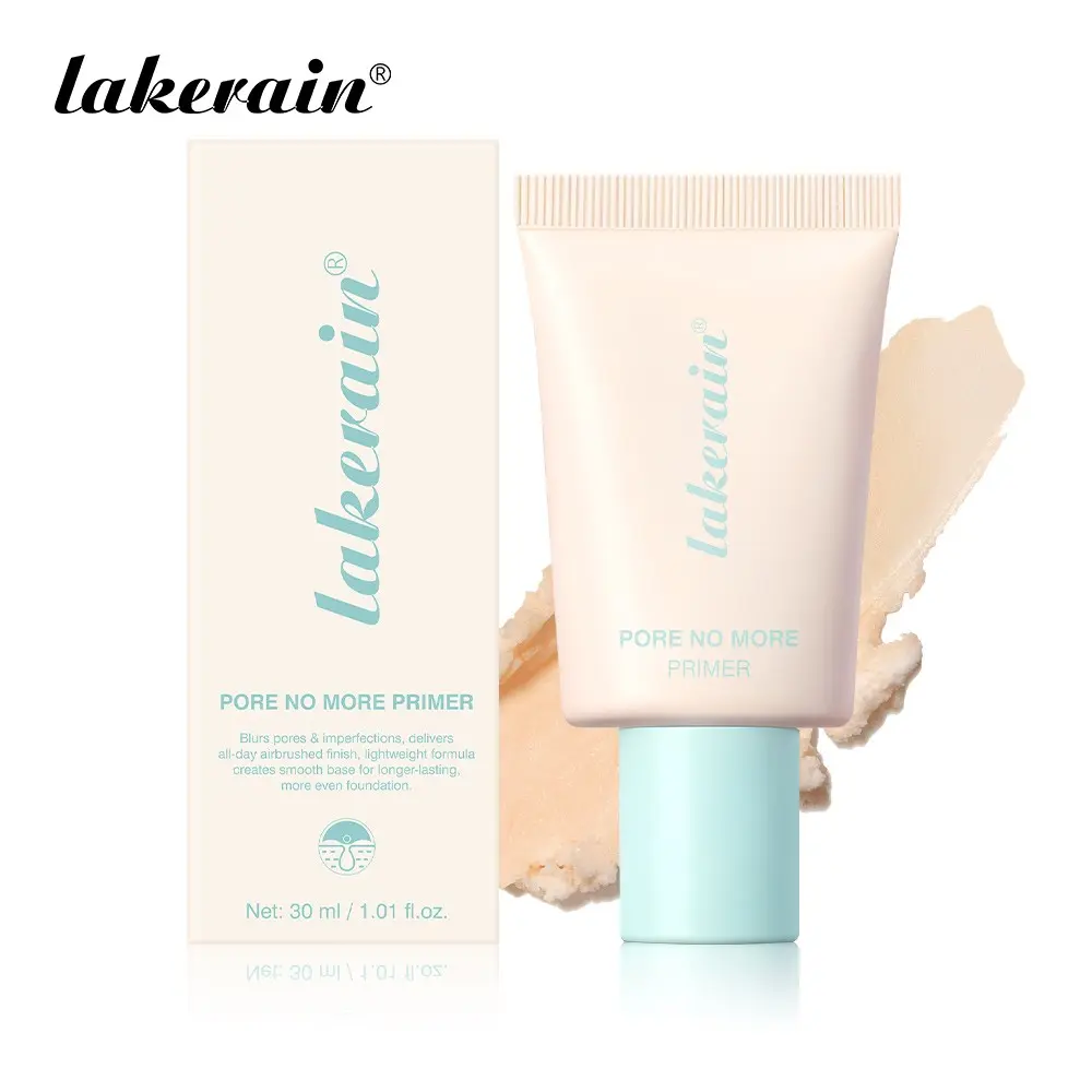Lakerain Pore No More Perfecting Pore Refiner Blurring Primer, Face Primer, Facial Primer, Minimizes Pores Controls Oil, Lightweight Silky Texture for a Matte Base, Matte Finish, Helps Makeup Last Longer, Ideal for Oily Combination Skin Daily Use