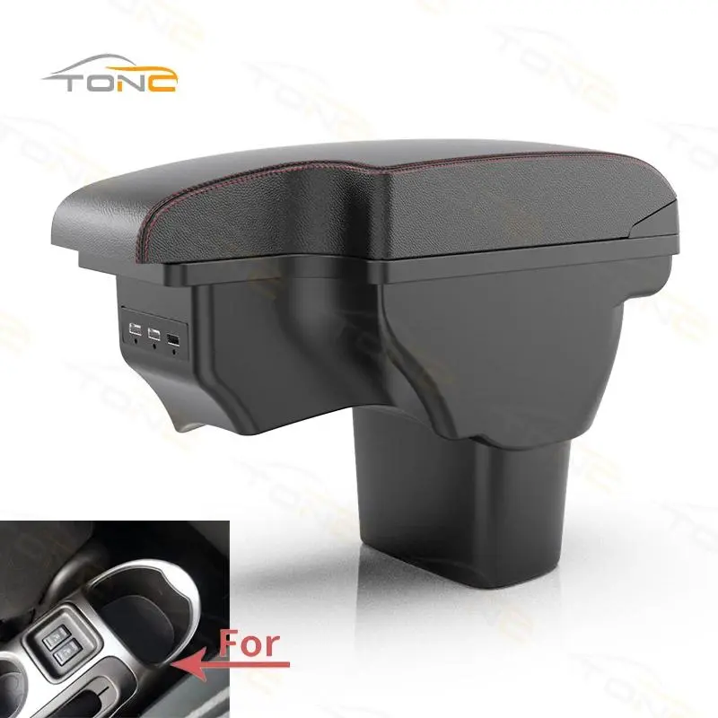 For NISSAN juke Armrest box For Infiniti ESQ Car armrest 2010-2019 accessories interior details storage box Car Organizers and Storage Retrofit parts USB Car Console Organizer