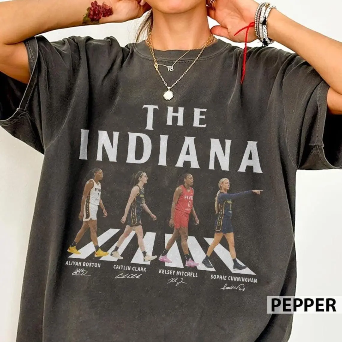 Indiana Basketball Women Walking Road Shirt