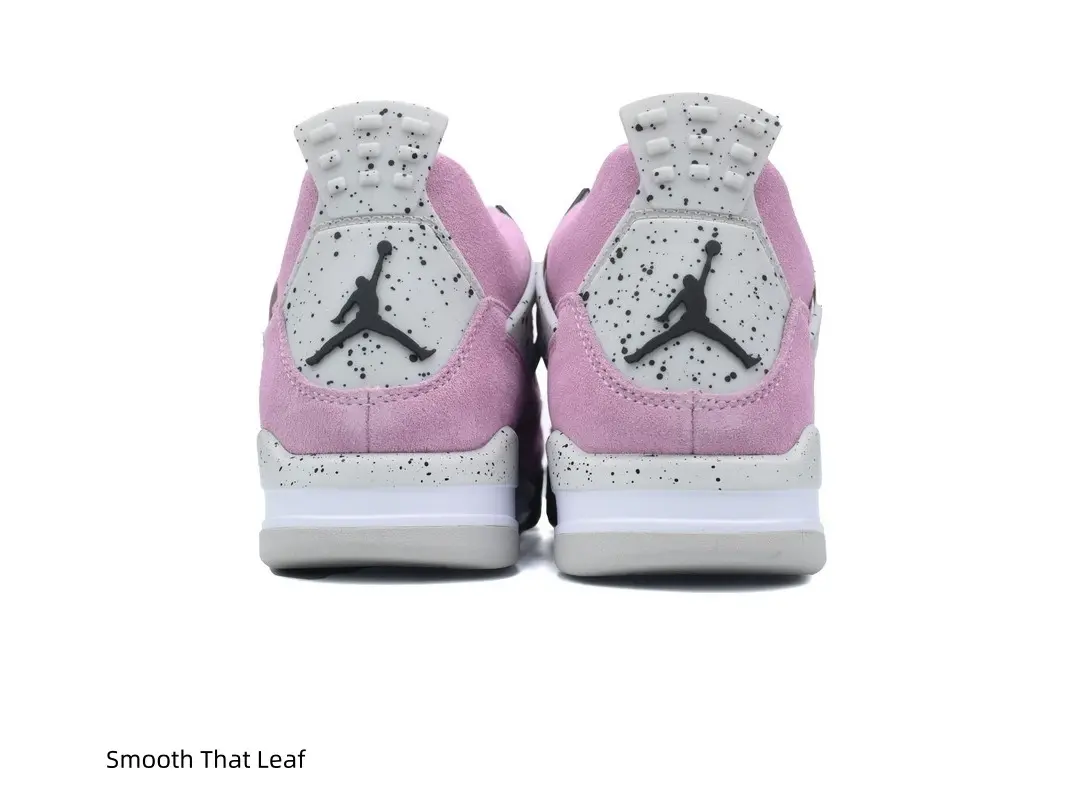 Premium Pink Suede Mid Top Sneakers, Soft Pink Upper, Speckled Support Frame, Classic Mesh Panel, Versatile Retro Basketball Shoes#MidTopSneakers #BasketballShoes #SuedeSneakers