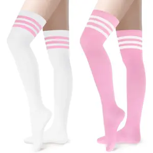 Thigh High Socks for Women Over the  Socks For Women  High Stockings Thigh Highs Halloween Sock Costume Cotton