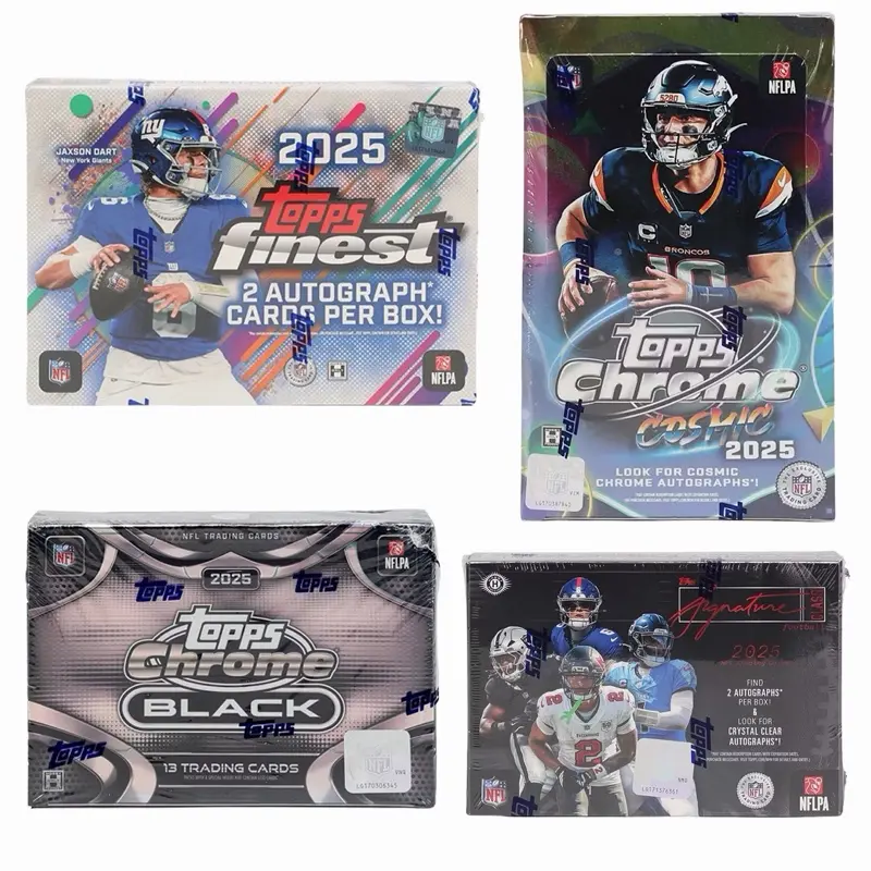 Football Team Break #2126 1x 2025 Topps Chrome Cosmic Football Hobby, 1x 2025 Topps Finest Football Hobby, 1x 2025 Topps Chrome Black Football Hobby, 1x 2025 Topps Signature Class Football Hobby