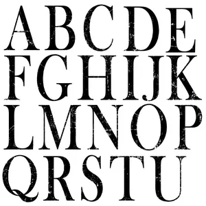 Type Setting Decor Stamp by IOD
