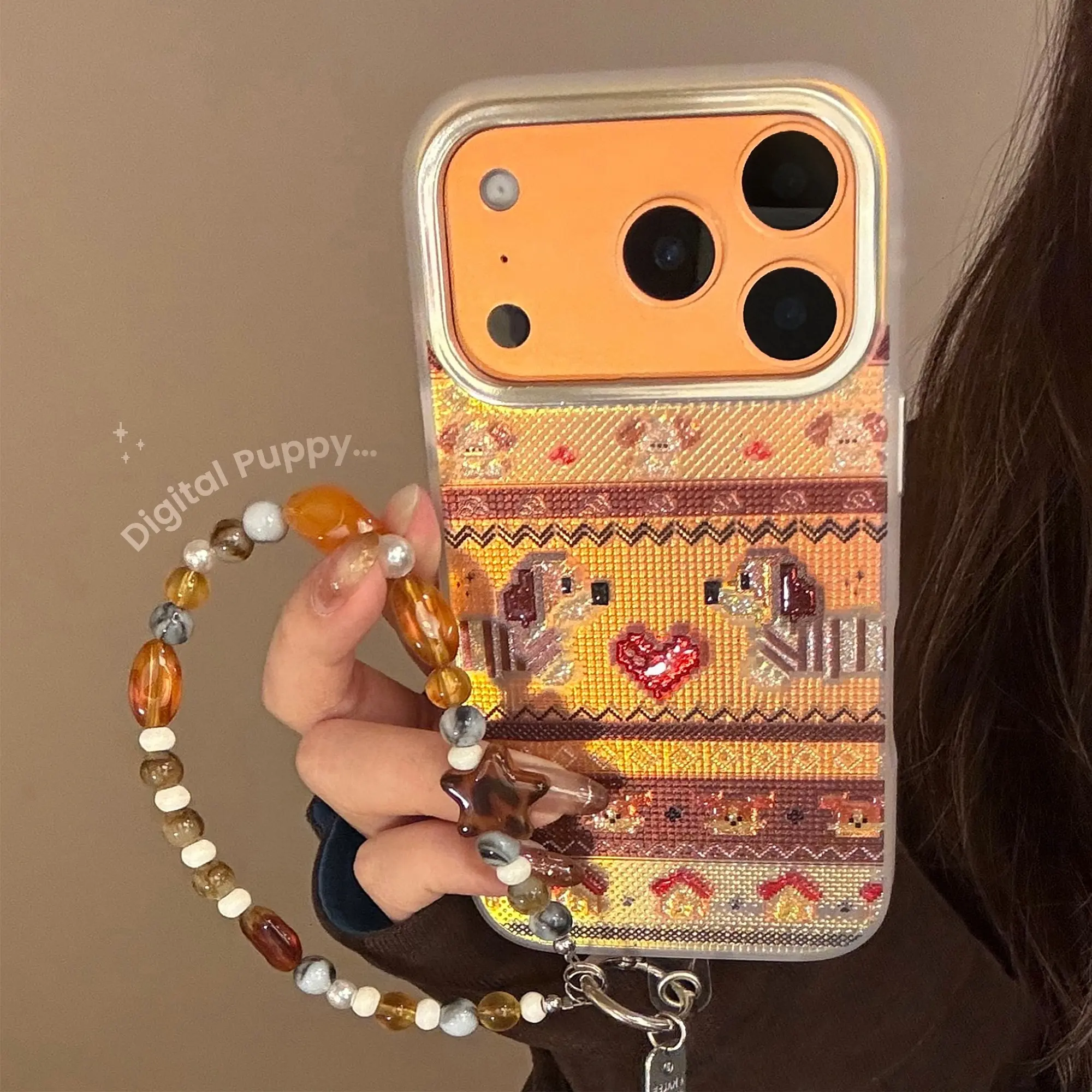 Creative Phone Case Compatible with Apple iPhone Models, Stylish Design for Daily Use, Durable Protection & Trendy Aesthetic Appeal