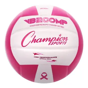 Champion Sports  Composite Volleyball - Pink & White
