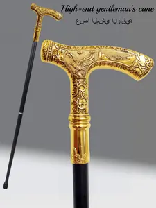 Eagle Pattern Walking Stick, High-End Creative Cane, Zinc Alloy Detachable Combination, Outdoor Travel, Gothic Halloween Staff, Durable Walking Sticks