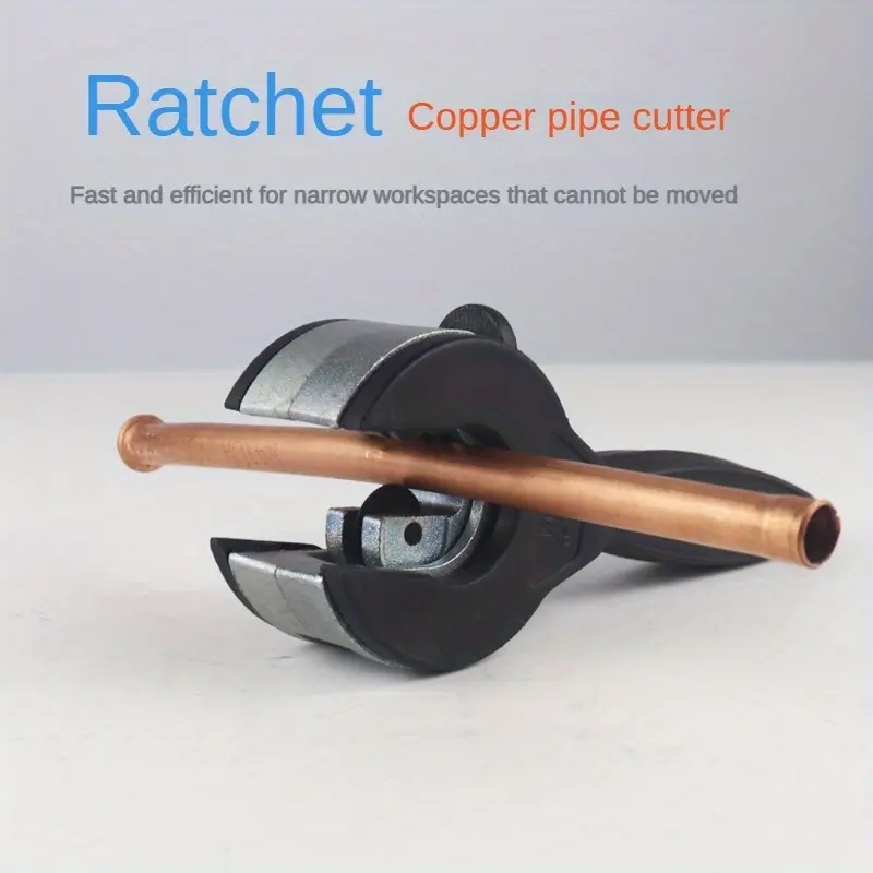 Ratchet Tube Cutter - Versatile Hand Tool for, PPR & PE Pipes - Efficient, No-Power Required - Ideal for Air Conditioning Repair And Installation