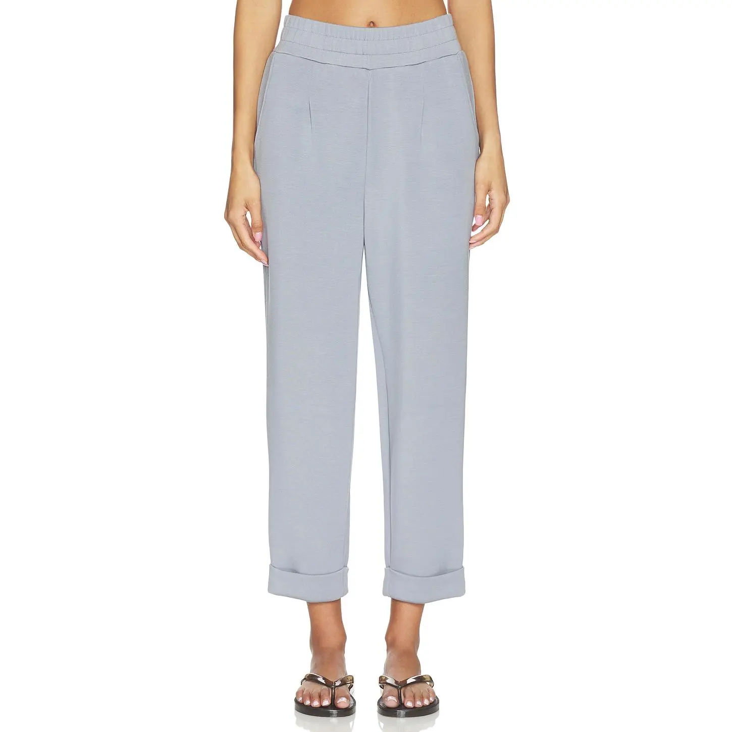 Varley The Rolled Cuff Pant in Wind Blue