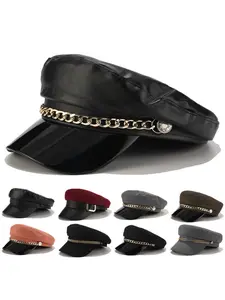 Women's autumn and winter fashion versatile duckbill cap, navy cap, beret, British retro trendy fashion hat, artist cap