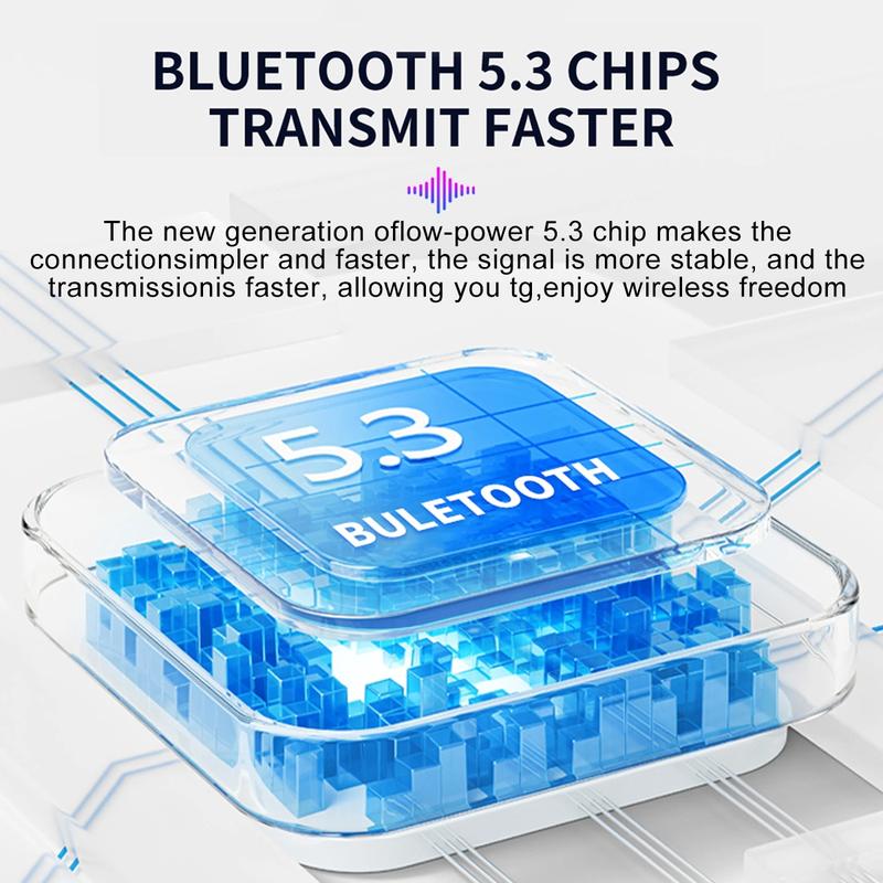 Wireless headphones, original Bluetooth compatible headphones, in-ear small microphone, universal compatibility, high-quality sound quality