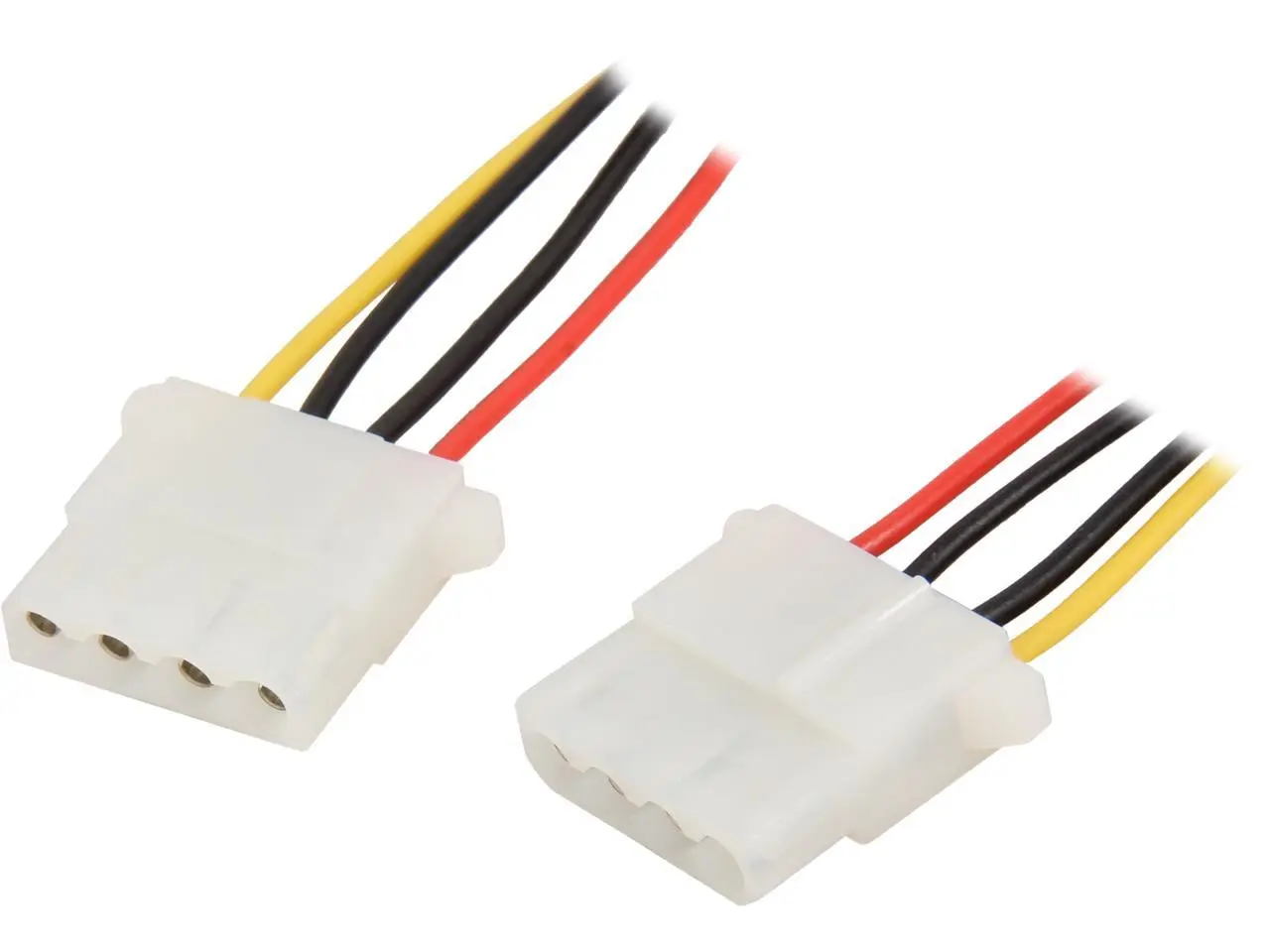 Nippon Labs POW-04412 8" Molex 5.25 Female to Female Power Supply Cable Nippon Labs POW-04412 8" Molex 5.25 Female to Female Power Supply Cable