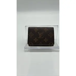Pre-owned Louis Vuitton Leather Luxury Bags & Accessories Monogram Card Holder Date Code: CA0065LM. Entrupy ID: Q84877Y.