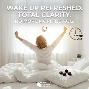 Slumber Shots Functional Sleep Gummies - Melatonin Free & Sugar Free, Natural Herbal Blend with Valerian Root & Jujube Seed, 12 Packs (Non-Habit Forming)