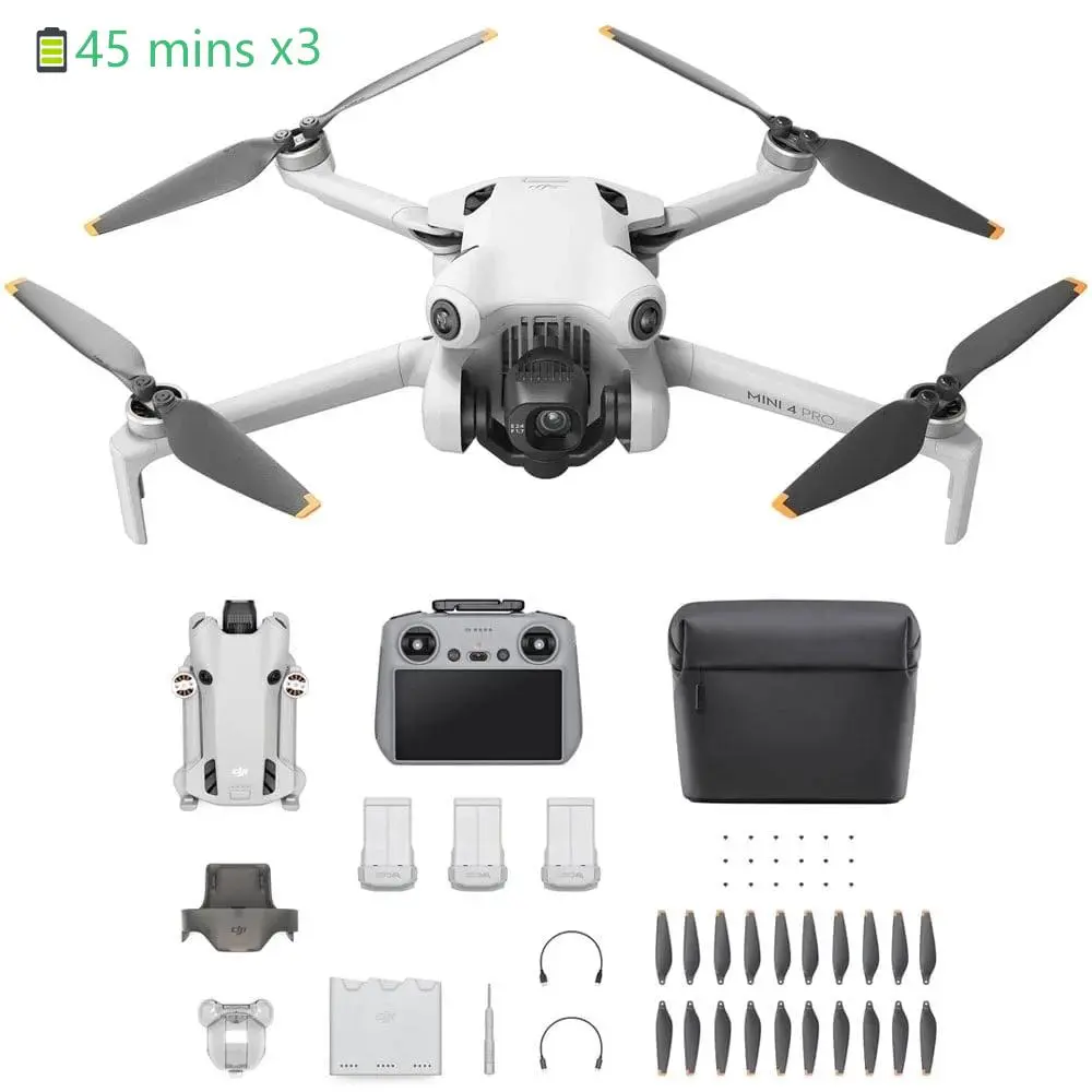 DJI Mini 4 Pro Fly More Combo Plus RC2 - 4K/60fps Video DJI Mini 4 Pro Fly More Combo Plus RC2 - 4K/60fps Video