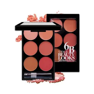 Make-up Multi-color Boutique Domestic Product Six-color Blush Repair Makeup