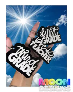 ClassTag Keychains GradeGlow Keychains Charmed Grades Teacher Appreciation Tags Student Keychains for Backpack Car Keychains for Teachers School Keychains