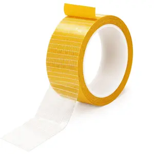 (R) Double Sided Fabric Tape - 1 Inch x 33 Ft, Heavy Duty & Removable Hem Tape for Curtains, Clothing, Jeans, Rugs - No Sewing, No Ironing, -Free