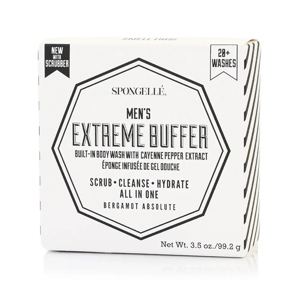 20+ Men's Extreme Body Wash Infused Buffer