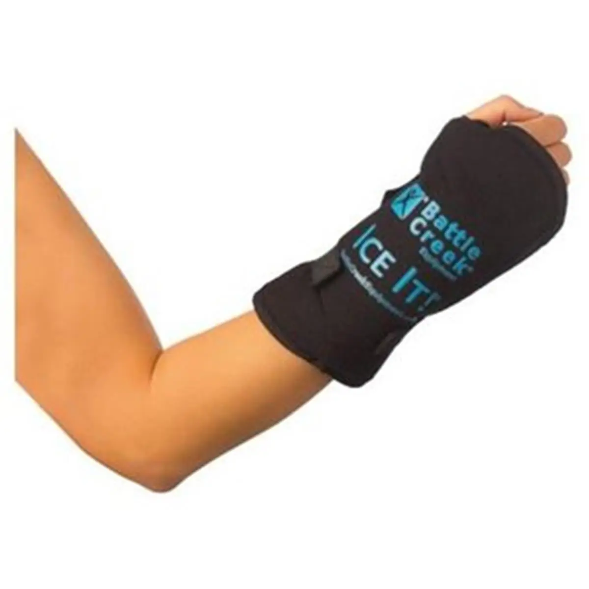 212 MAIN Battle Creek Equipment 570 Adjustable Cold Therapy Wrist Support System, 5x7 in. Snug Fit Cold Pack