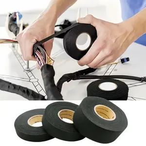 High Temperature Resistant Car Wiring Harness Tape, High Adhesive Noise Reduction Shock Absorption Velvet Wire Wrap Tape, Adhesive Cloth Tape