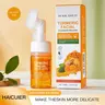 Turmeric Cleansing Mousse, Dual-Effect Makeup Remover & Face Wash, Gentle Daily Cleanser, Gentle Cleansing Formula, Soft Silicone Massage Brush Head, Quick Skin Cleansing Essential, Skin Care Cleanser, Turmeric Facial Wash, Gentle Cleansers